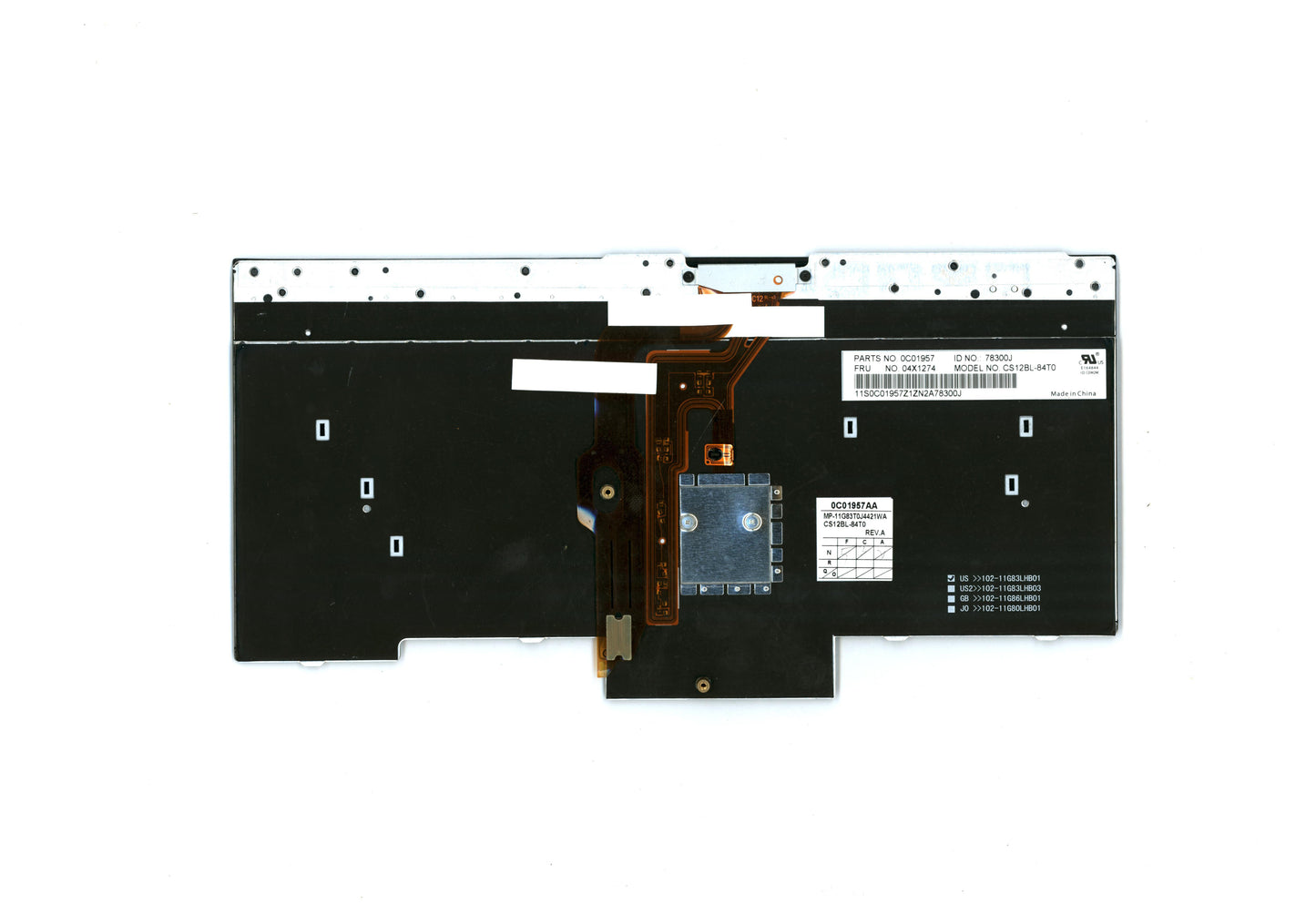 Lenovo Ki Keyboards Internal - 04X1274