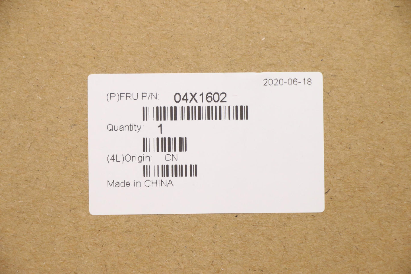 Lenovo Ci Cards Misc Internal - 04X1602