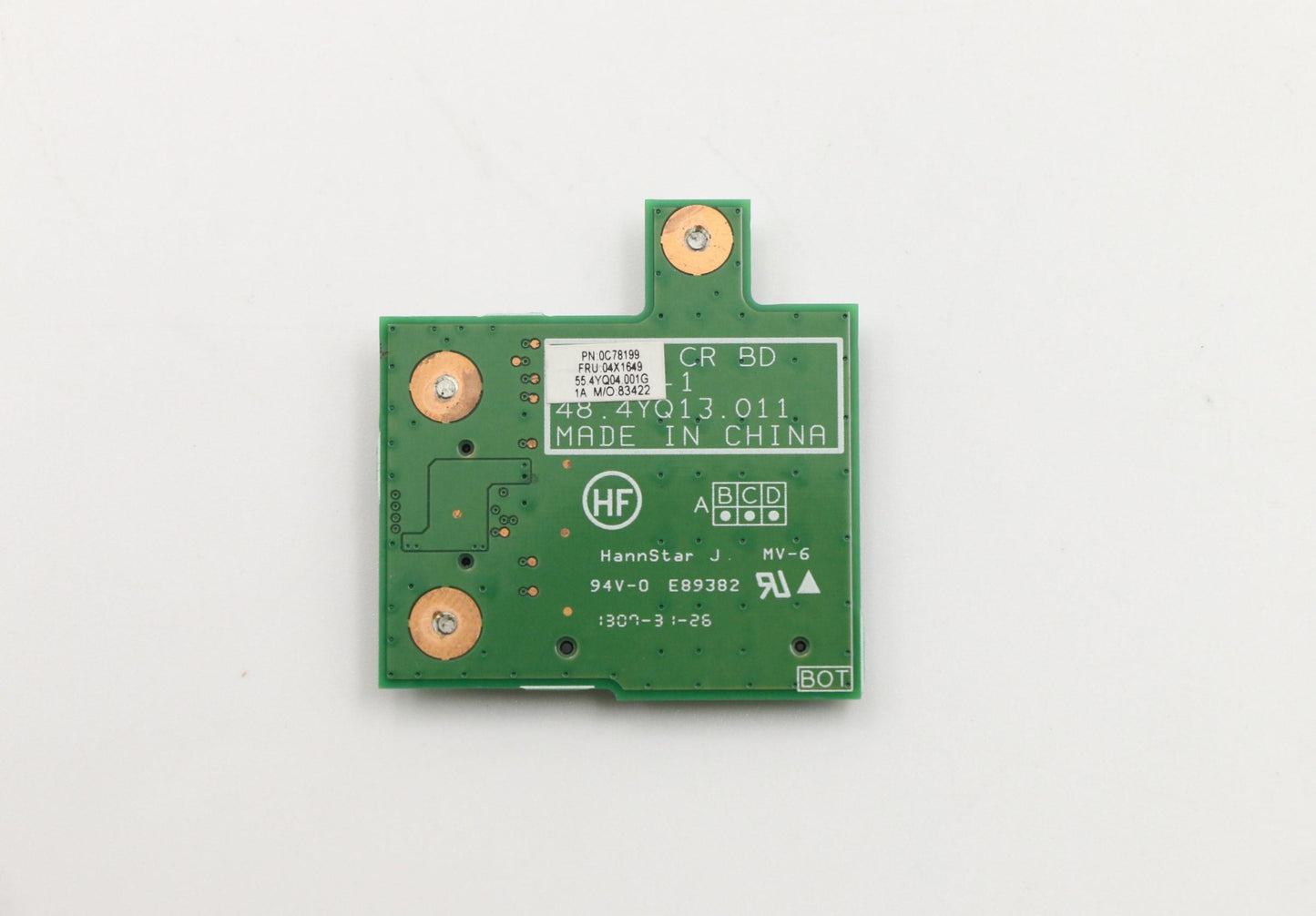 Lenovo Cardreader Card Reader Board - 04X1649