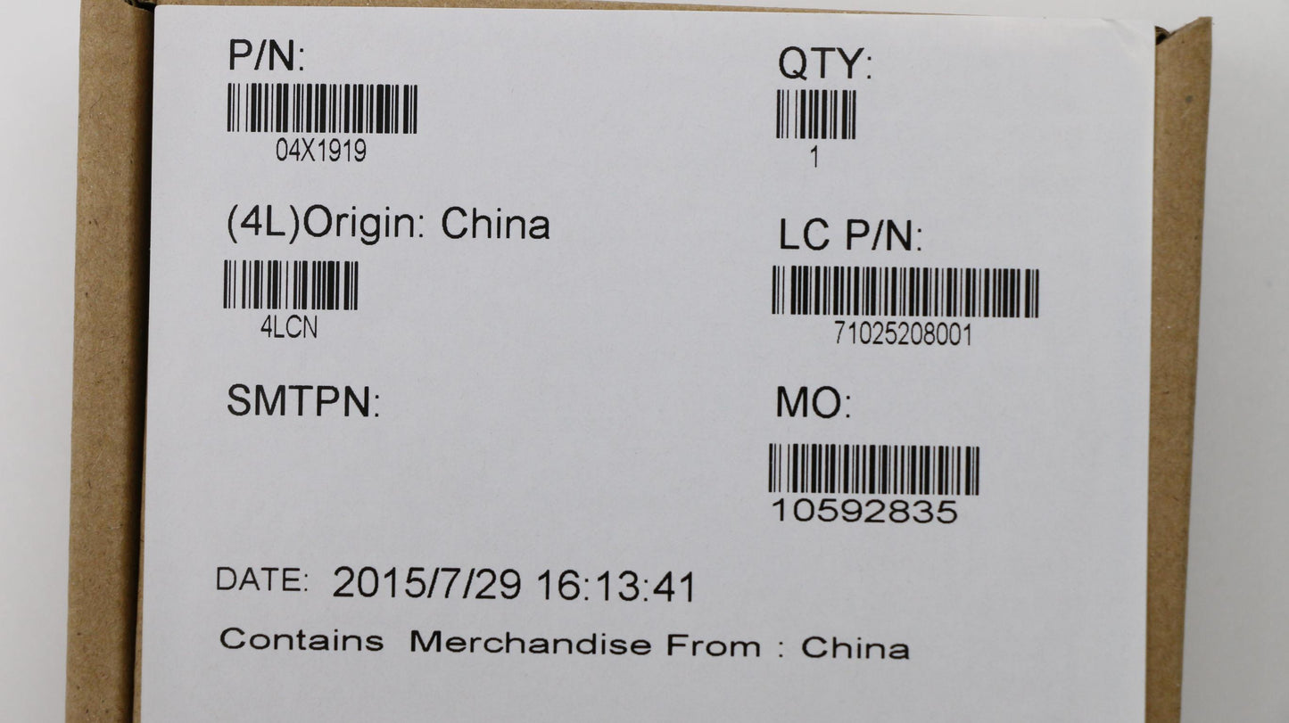 Lenovo Mn Misc Internal - 04X1919