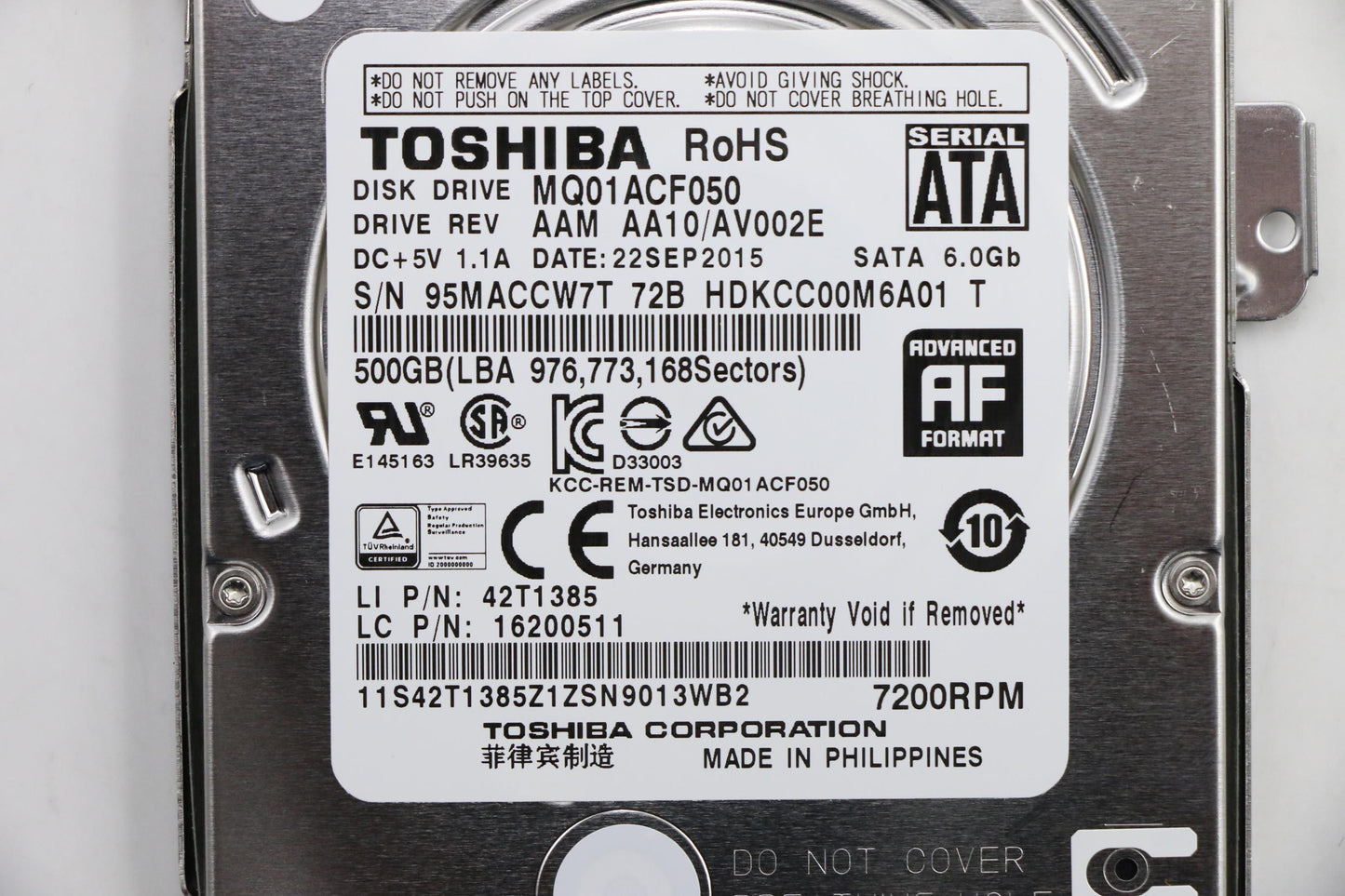 Lenovo Hd Hard Drives - 04X2097