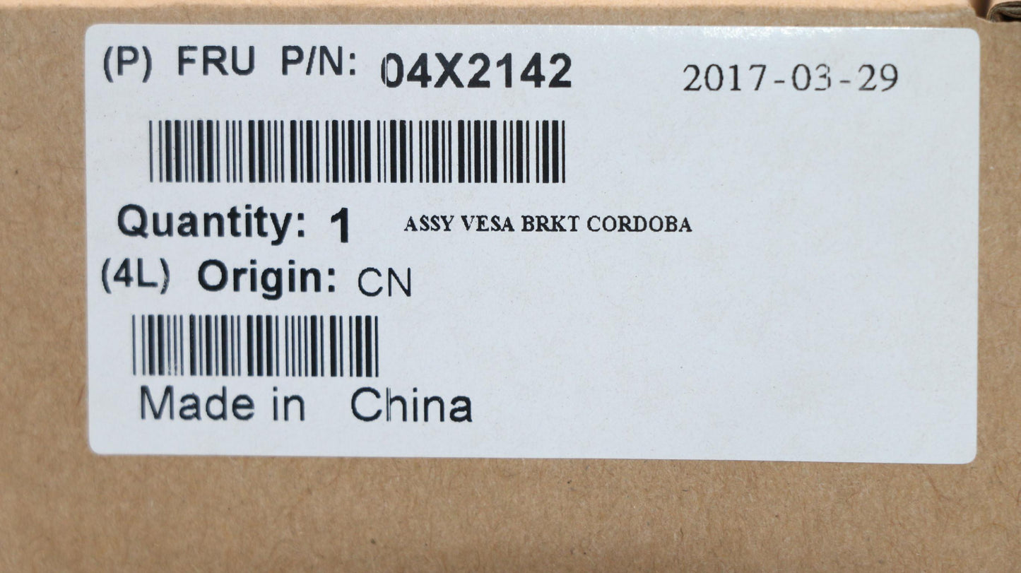 Lenovo Mech Asm Assembly Vesa Bkt Cor - 04X2142