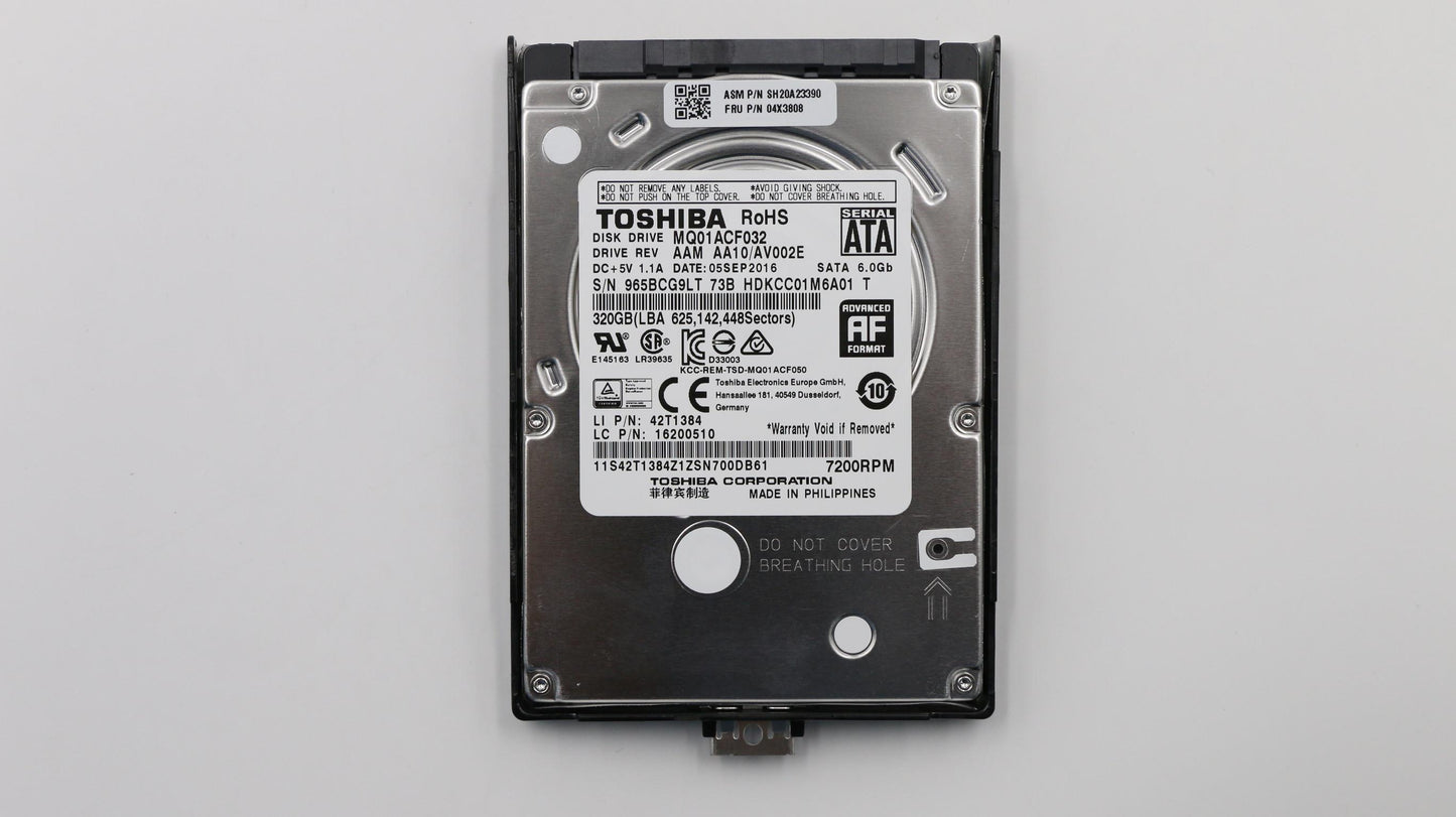 Lenovo Hd Hard Drives - 04X3808