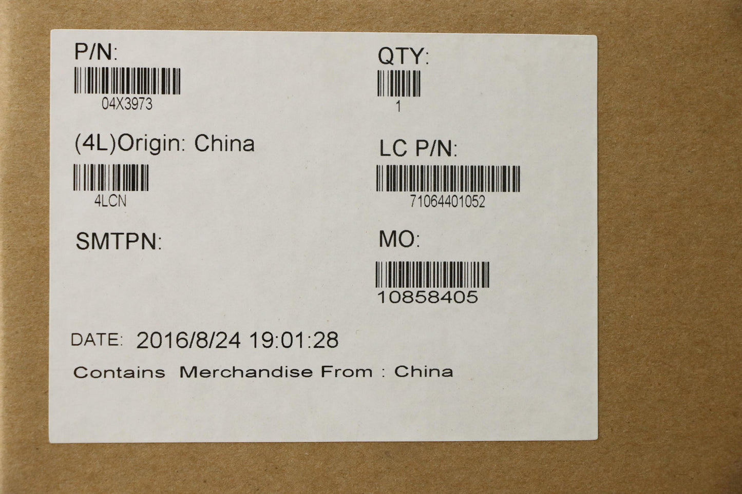 Lenovo Mb - 04X3973