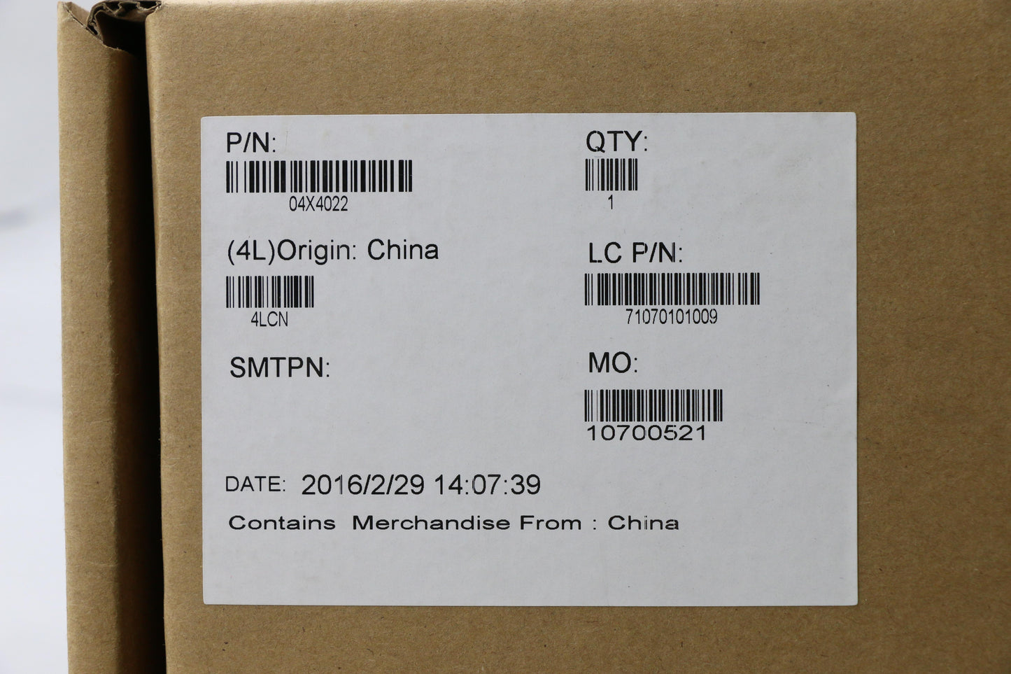 Lenovo Mb - 04X4022