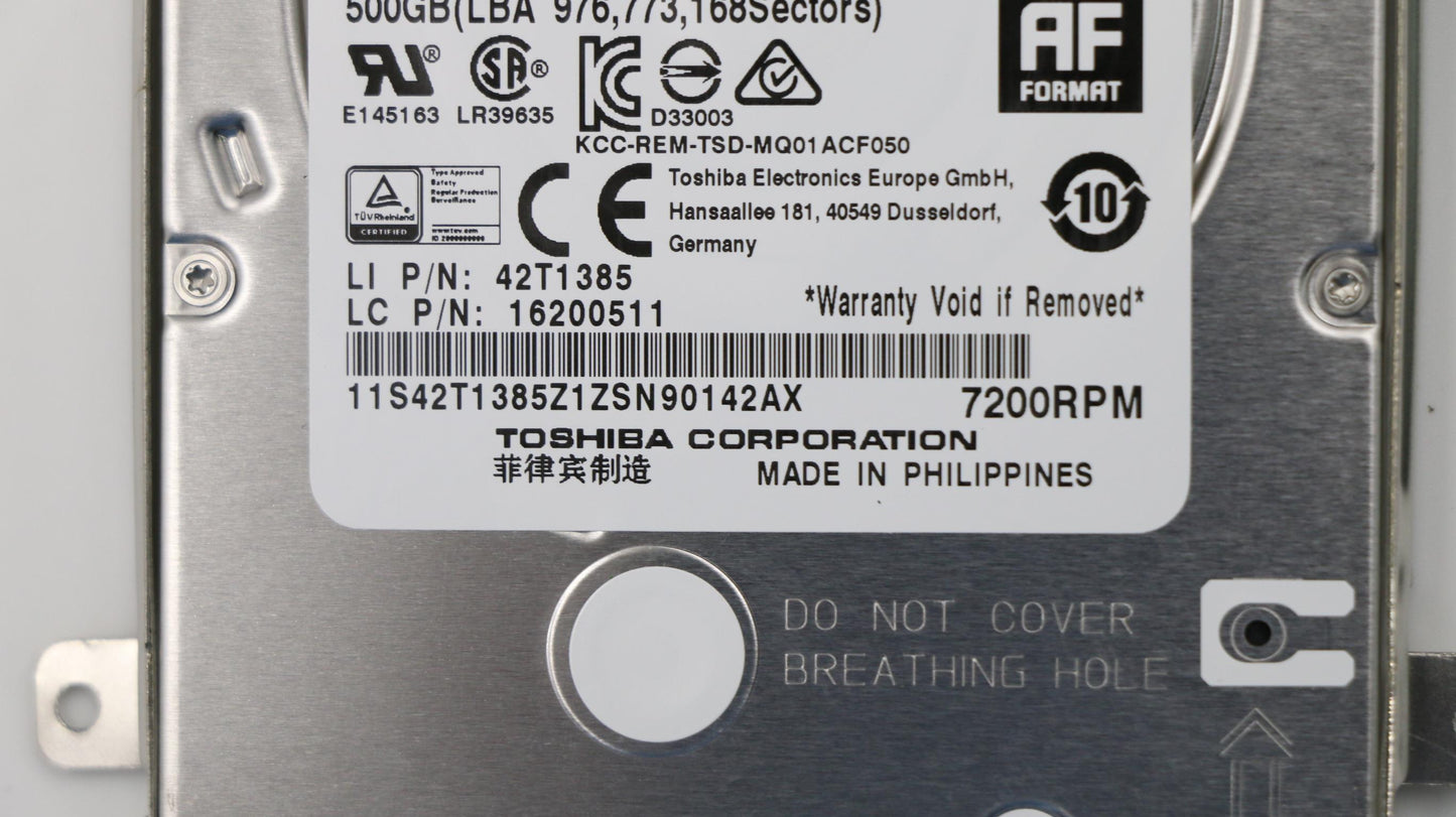 Lenovo Hd Hard Drives - 04X4171