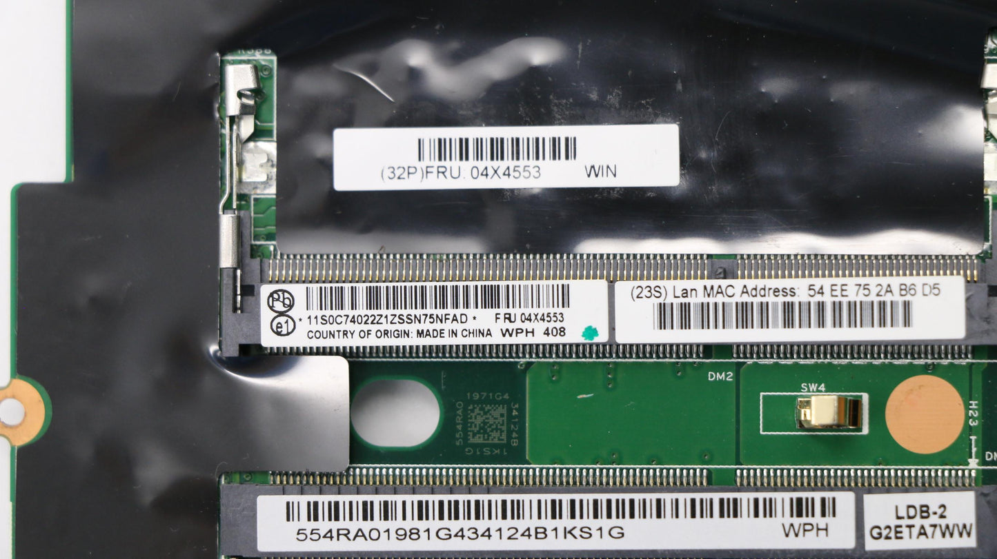 Lenovo Mother Board - 04X4553