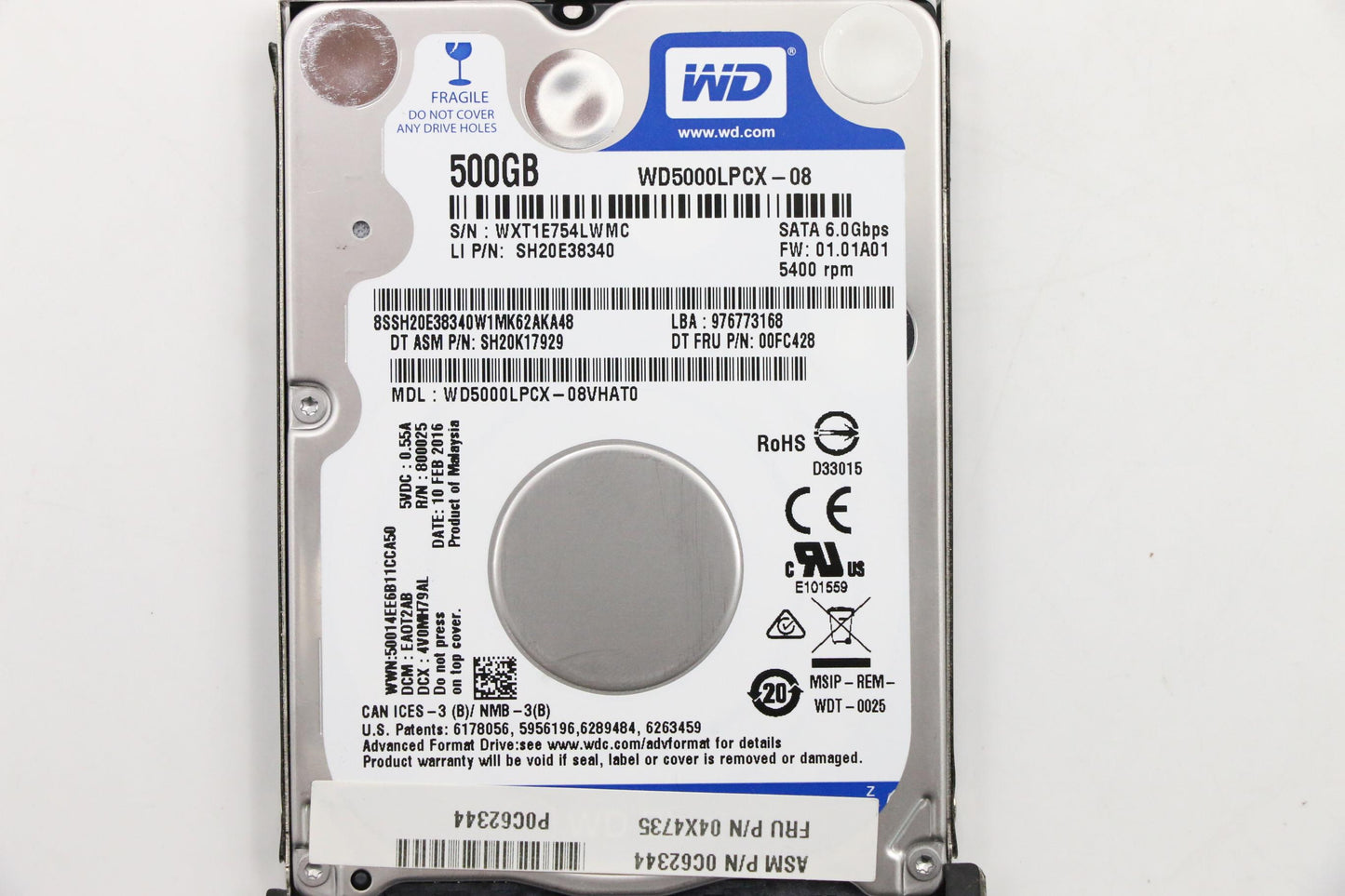 Lenovo Hd Hard Drives - 04X4735