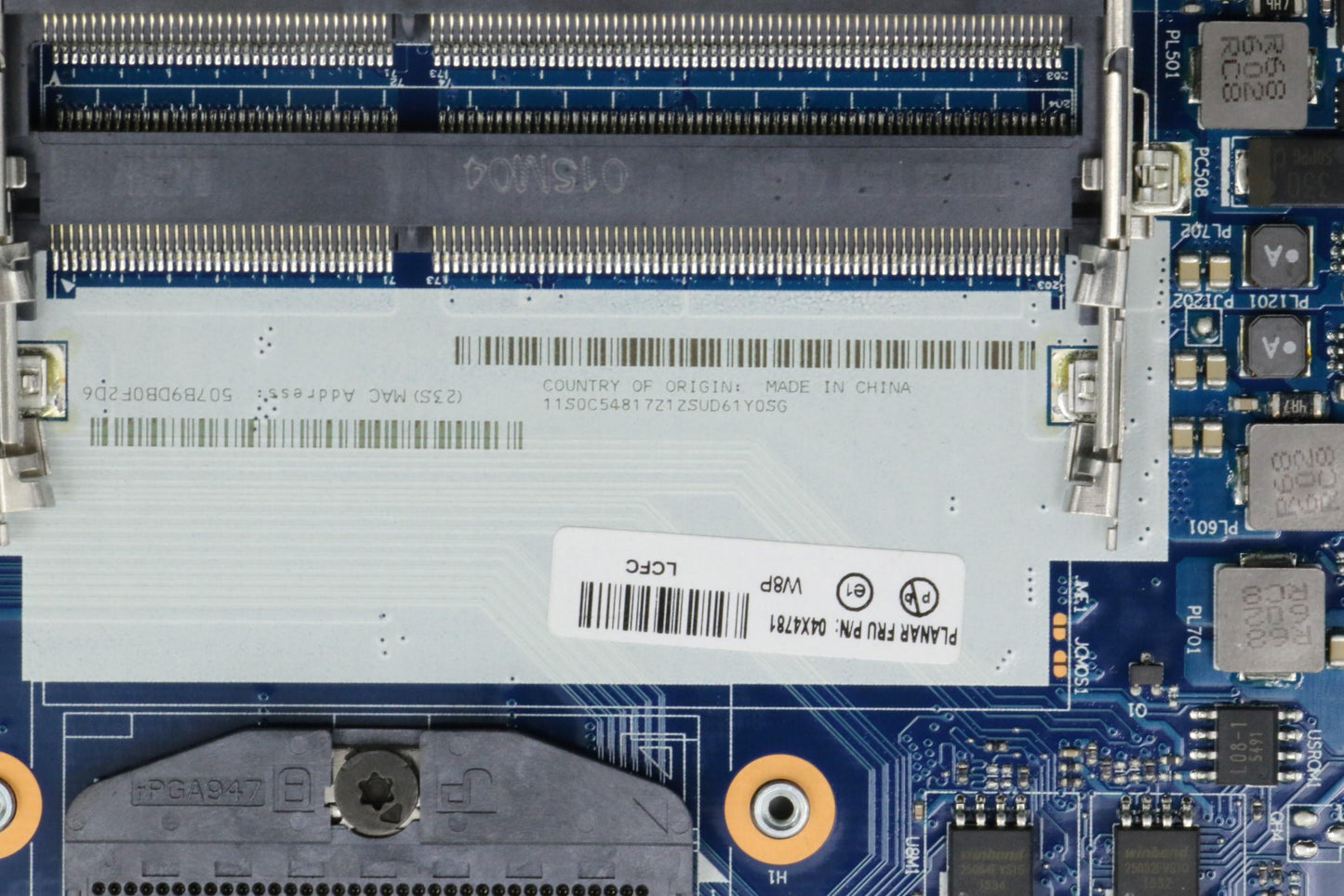 Lenovo Pl System Boards - 04X4781