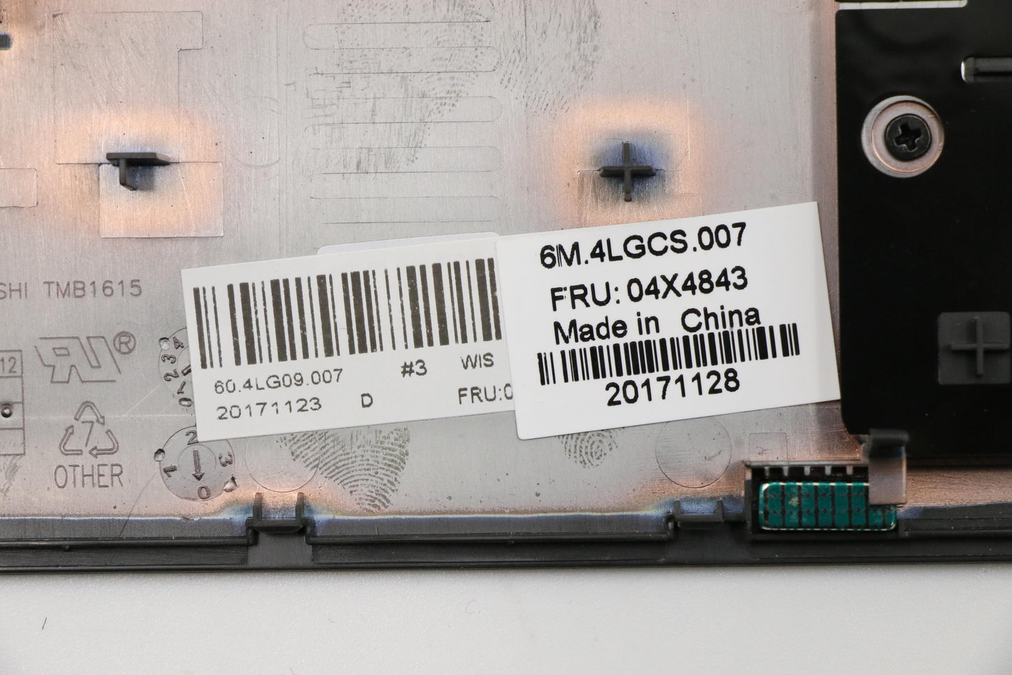 Lenovo Laptop Keyboard Bezel - 04X4843