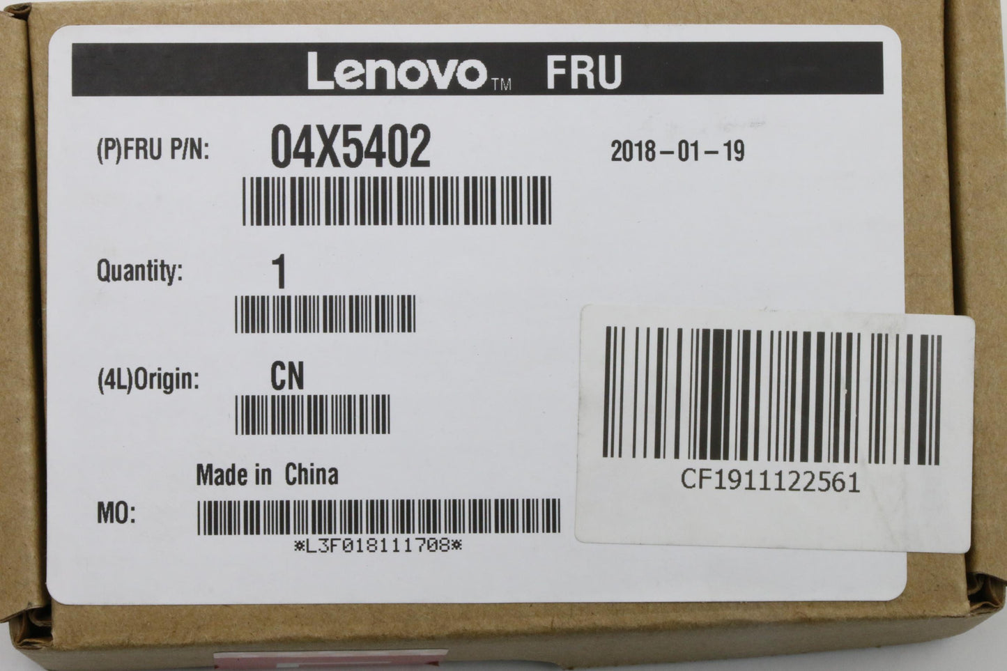 Lenovo 04X5402 Mechanical Mg Frame Rubber