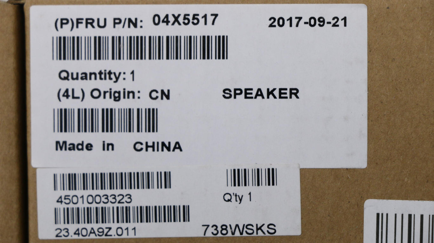 Lenovo 04X5517 Si Speakers Internal