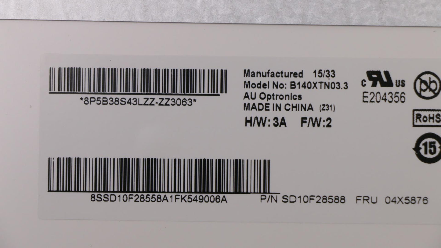 Lenovo Lp Lcd Panels - 04X5876