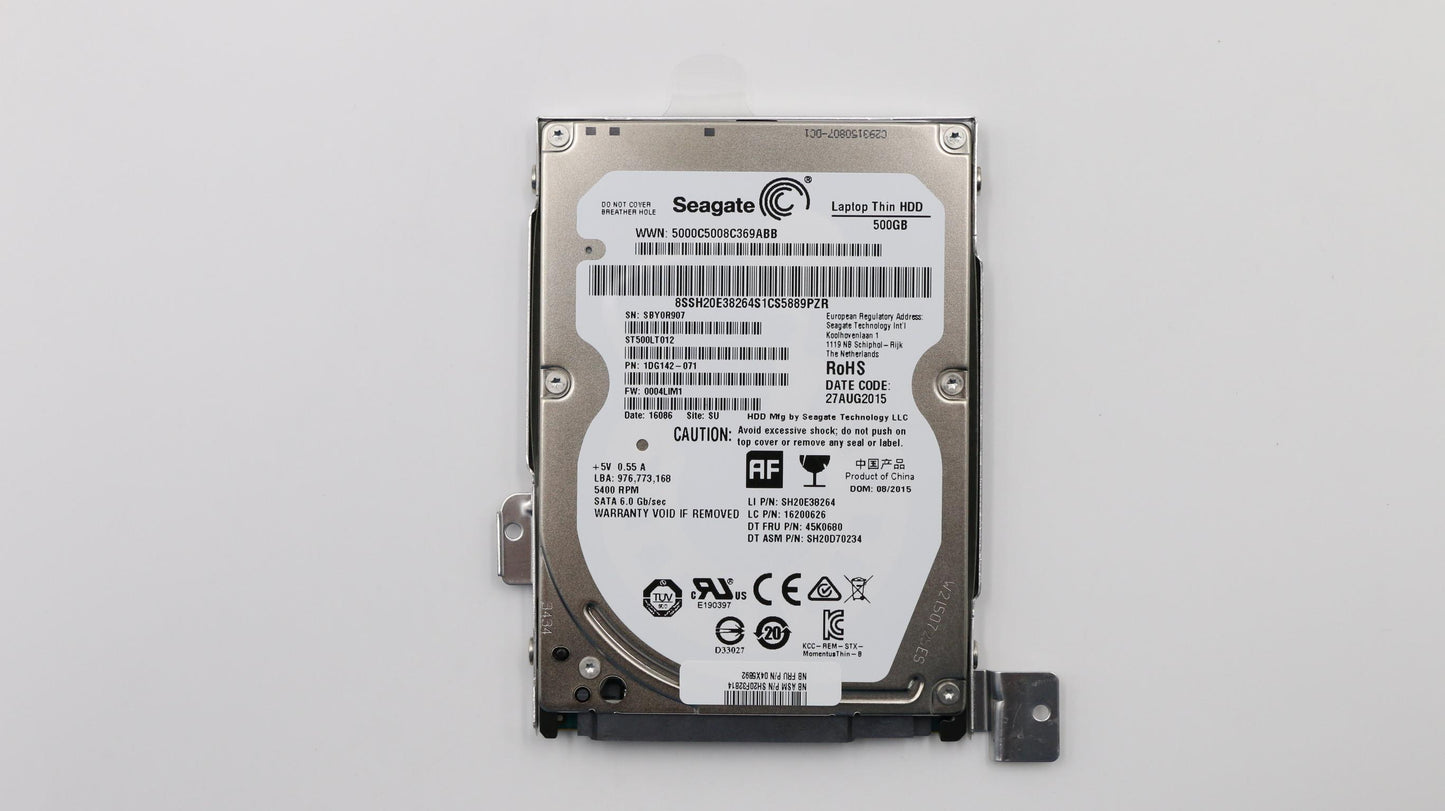 Lenovo Hd Hard Drives - 04X5892