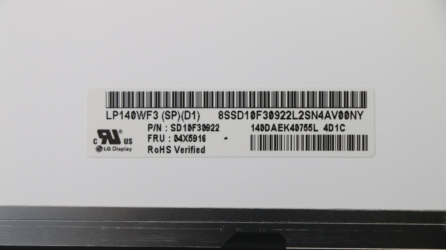 Lenovo Laptop Lcd Screen - 04X5916