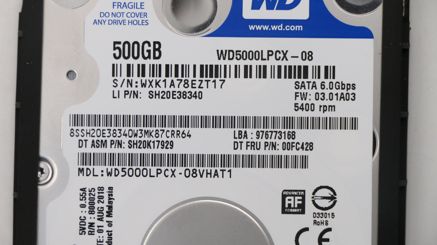 Lenovo Hd Hard Drives - 04X5947