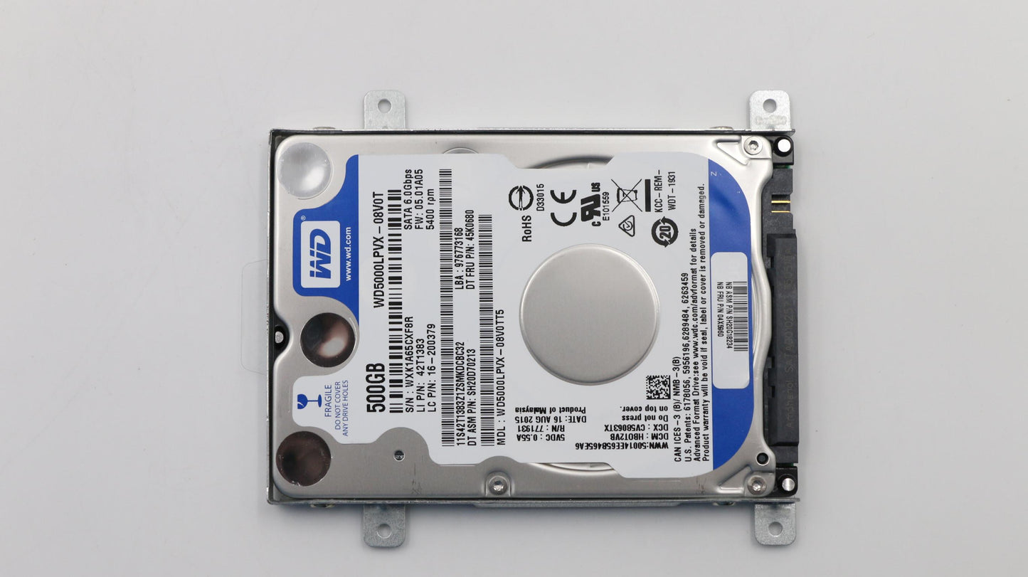 Lenovo Hd Hard Drives - 04X5960