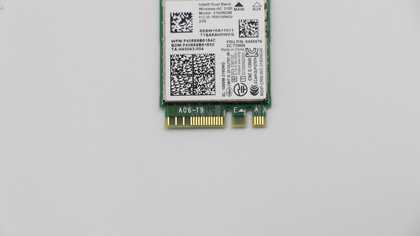 Lenovo Cw Wireless Wan Adapters - 04X6076