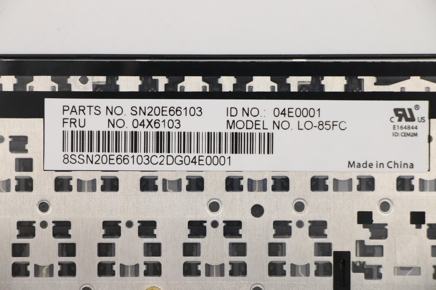 Lenovo Ki Keyboards Internal - 04X6103