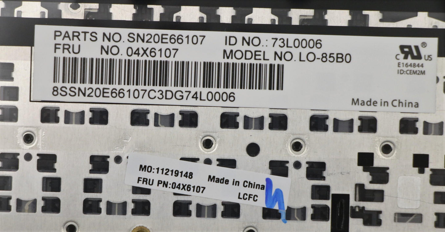 Lenovo Ki Keyboards Internal - 04X6107