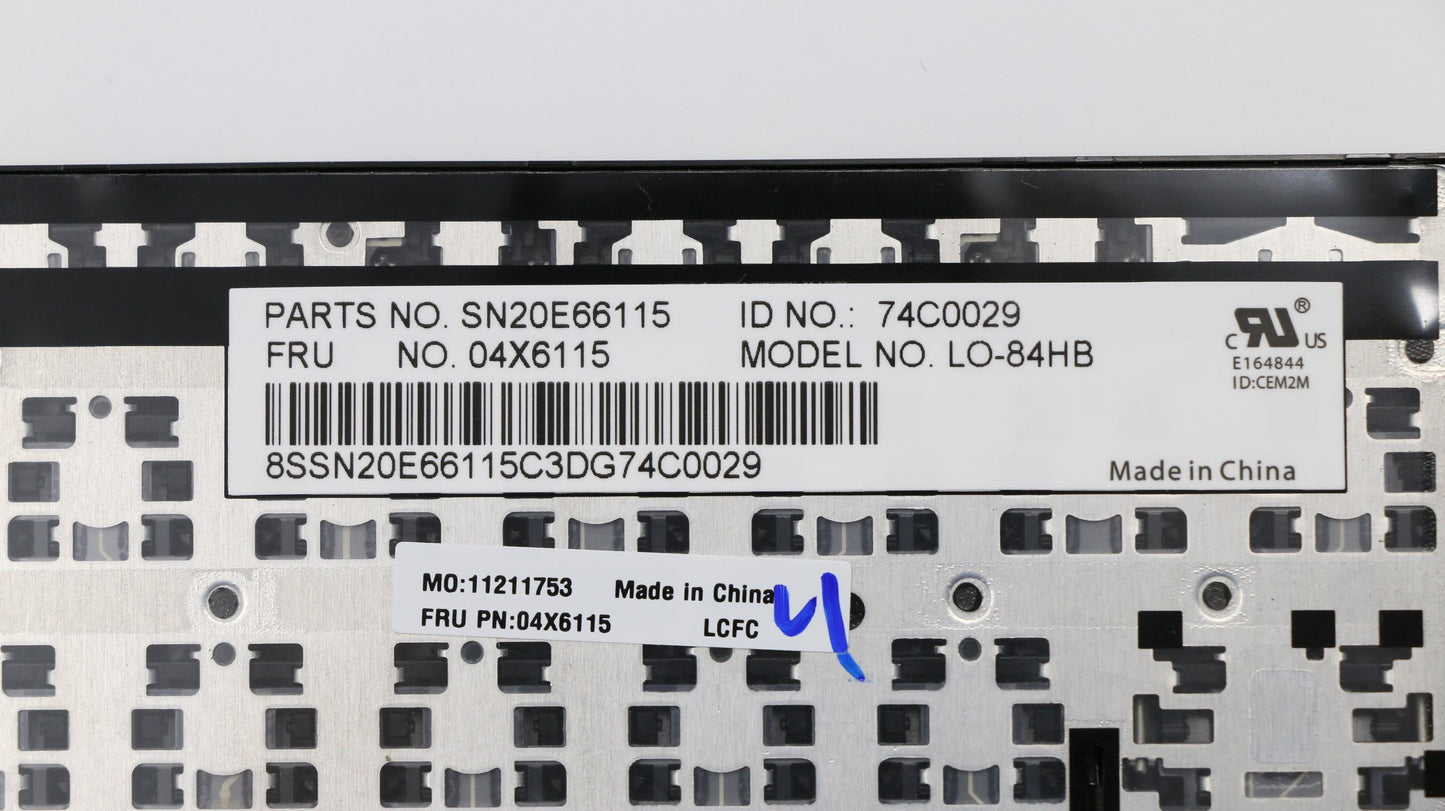 Lenovo Ki Keyboards Internal - 04X6115