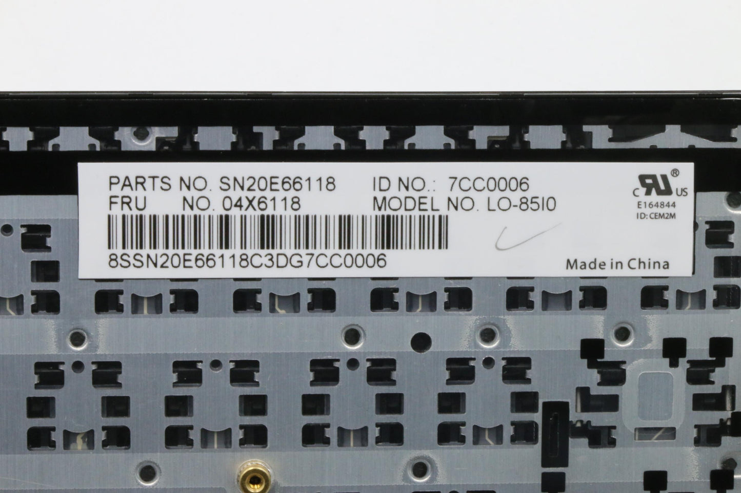 Lenovo Ki Keyboards Internal - 04X6118