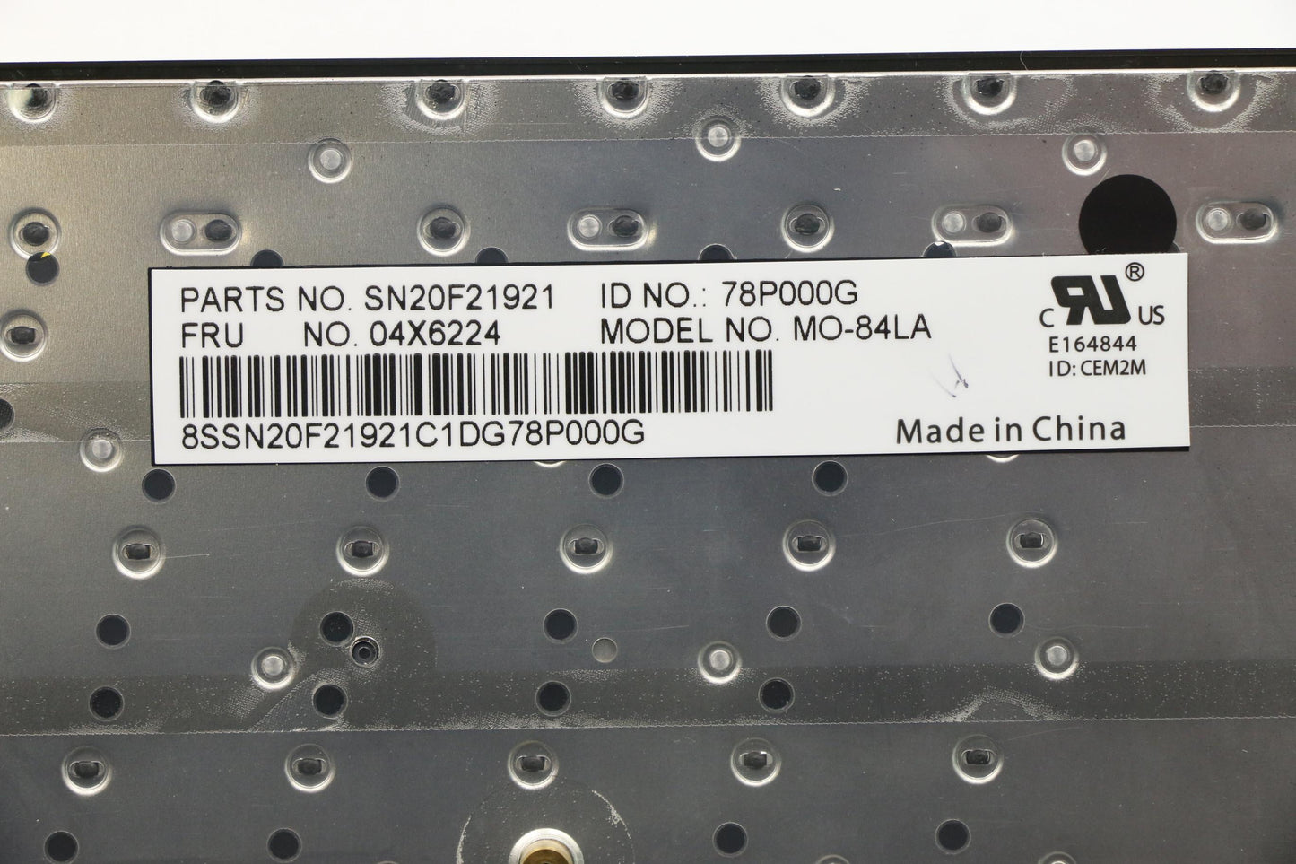 Lenovo Nb Kyb Mtsr Win,Las,Chy - 04X6224