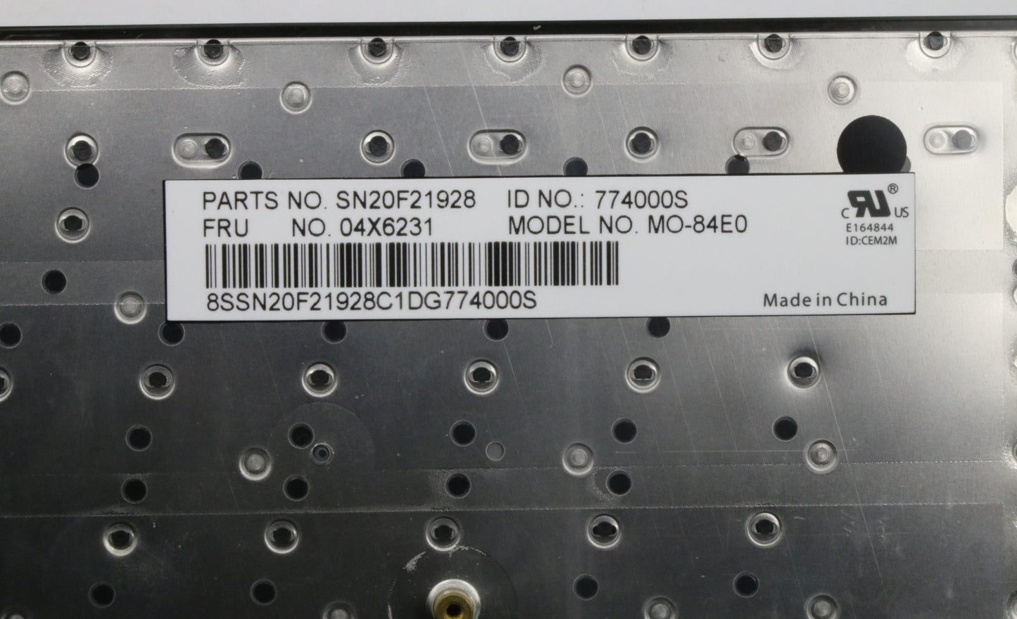 Lenovo Ki Keyboards Internal - 04X6231