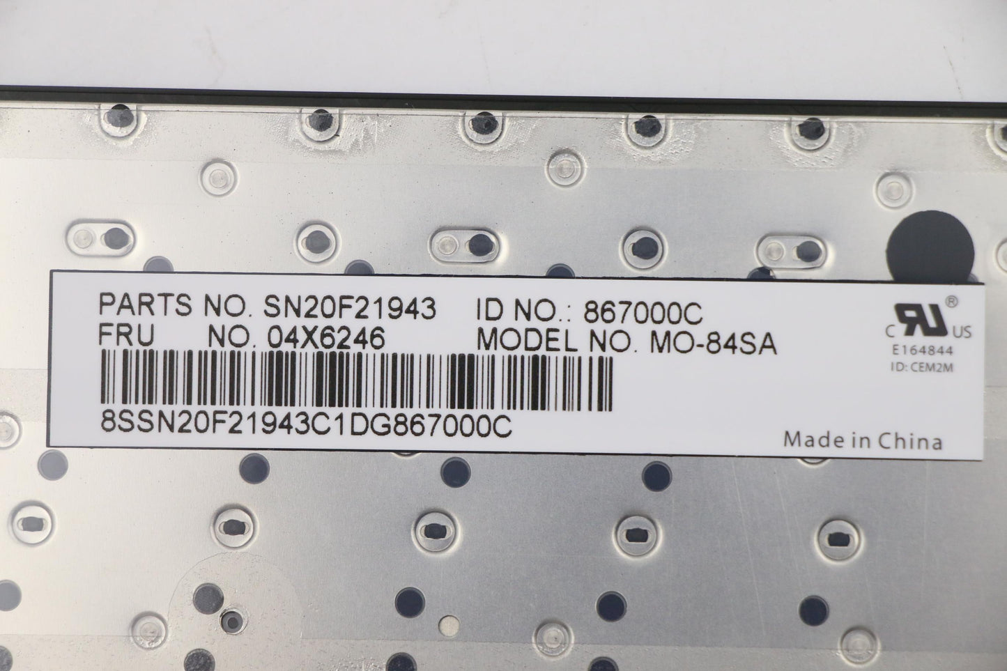 Lenovo Ki Keyboards Internal - 04X6246