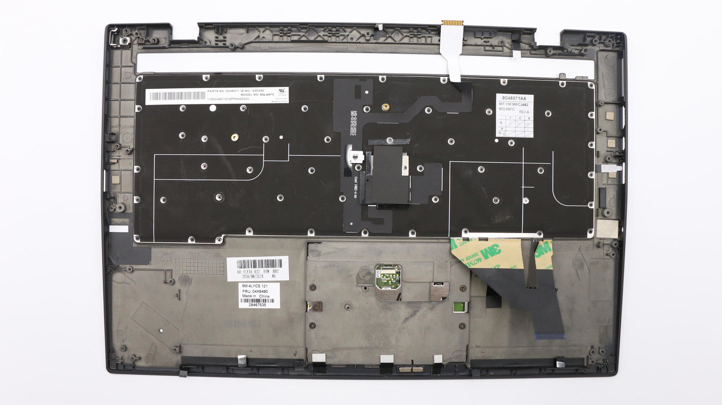 Lenovo Kp Kybd Bezels And Palmrests - 04X6490