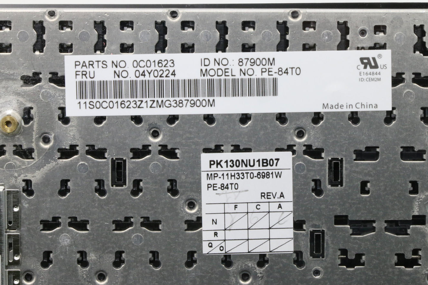 Lenovo Ki Keyboards Internal - 04Y0224