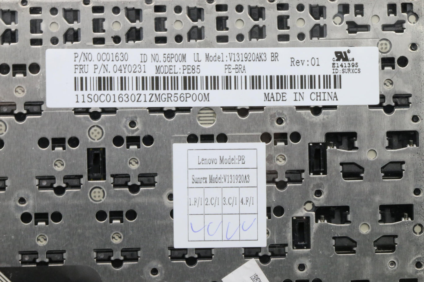 Lenovo Ki Keyboards Internal - 04Y0231
