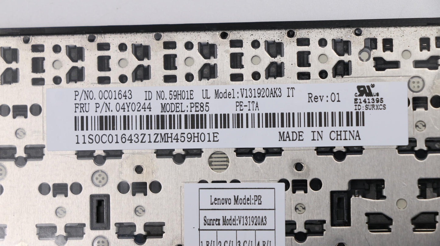 Lenovo Ki Keyboards Internal - 04Y0244