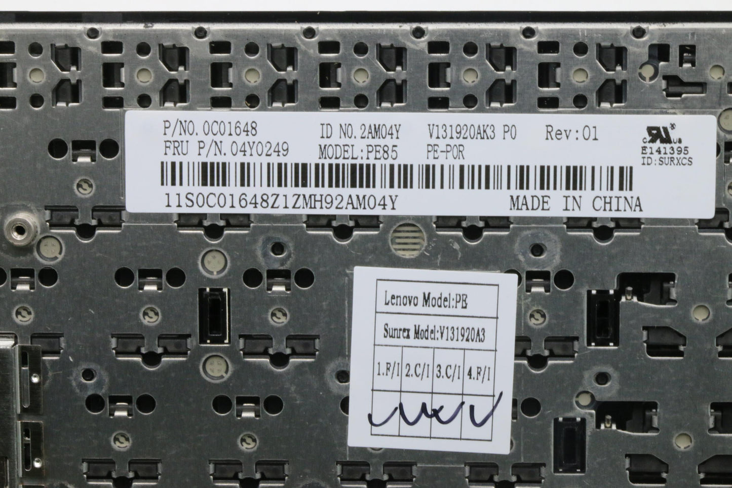 Lenovo Ki Keyboards Internal - 04Y0249