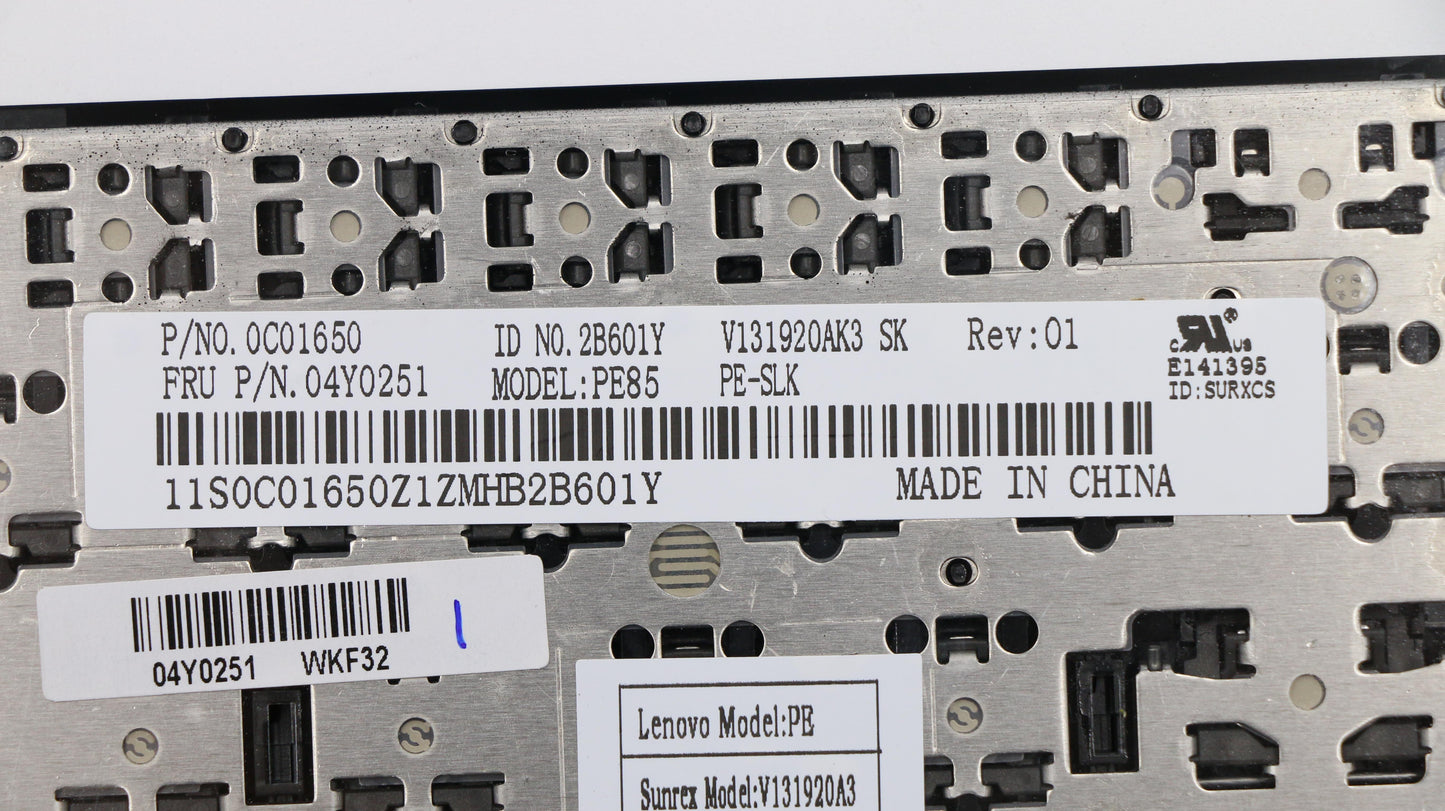 Lenovo Ki Keyboards Internal - 04Y0251