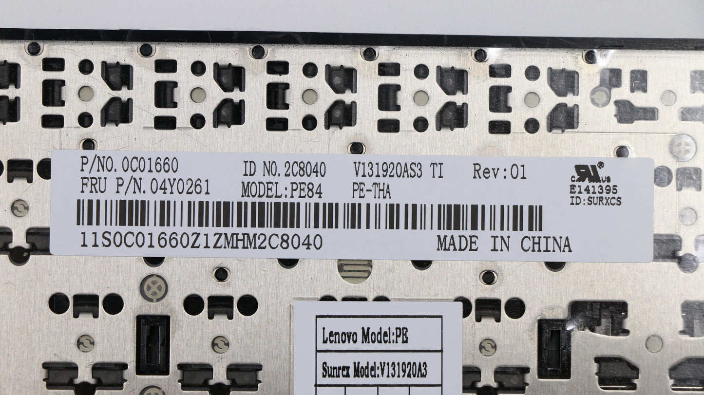 Lenovo Keyboard Pe-Keyboard Tha Srx - 04Y0261