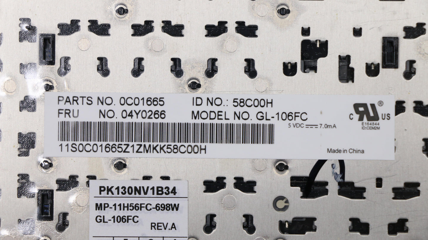 Lenovo Laptop Keyboard - 04Y0266