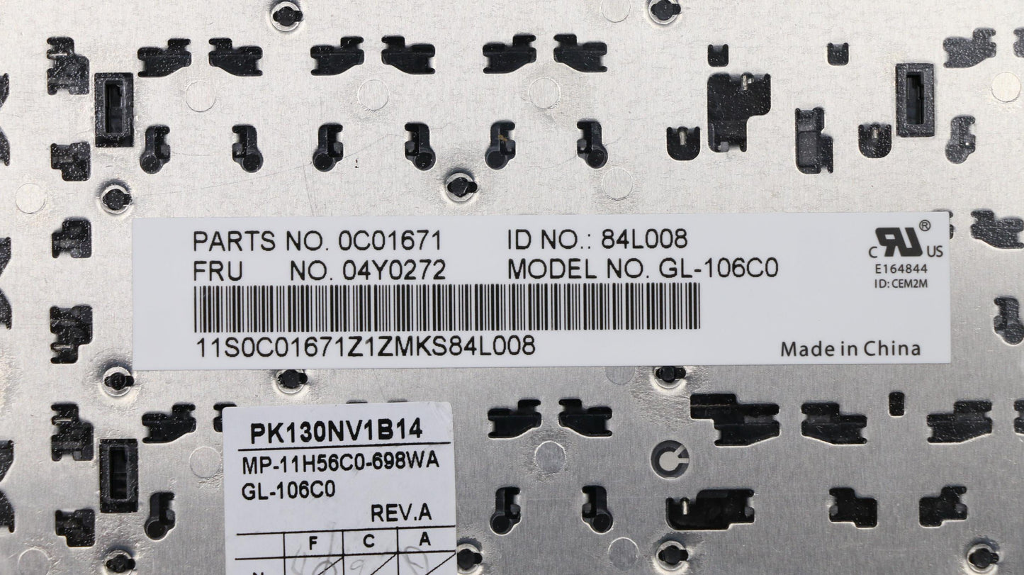 Lenovo Ki Keyboards Internal - 04Y0272