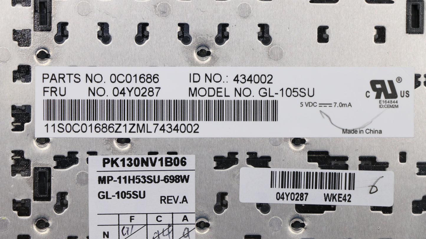 Lenovo Ki Keyboards Internal - 04Y0287