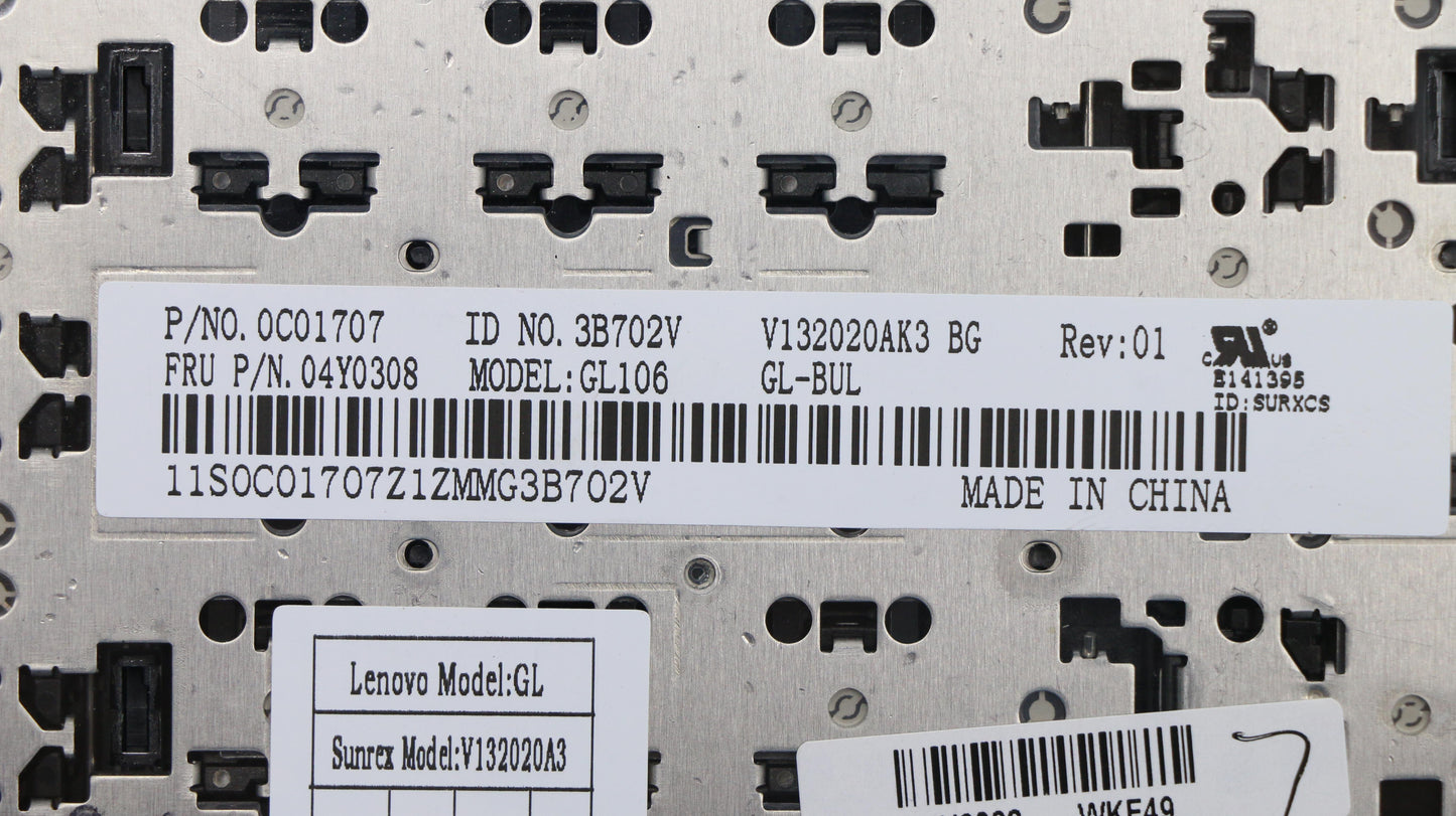 Lenovo Ki Keyboards Internal - 04Y0308