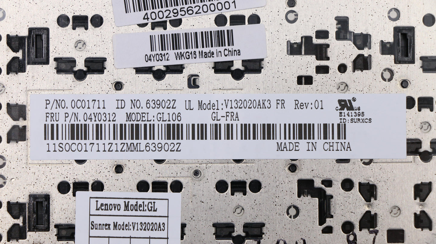 Lenovo Ki Keyboards Internal - 04Y0312
