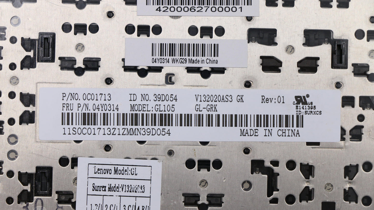 Lenovo Ki Keyboards Internal - 04Y0314