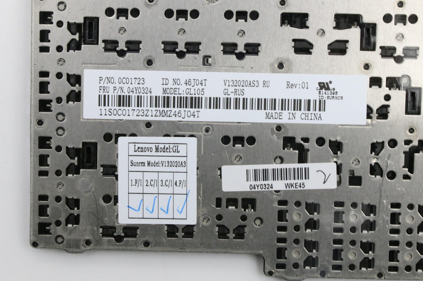 Lenovo Ki Keyboards Internal - 04Y0324