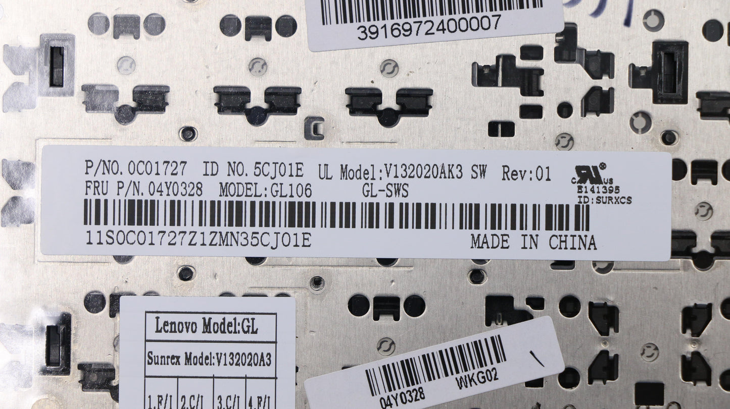 Lenovo Ki Keyboards Internal - 04Y0328