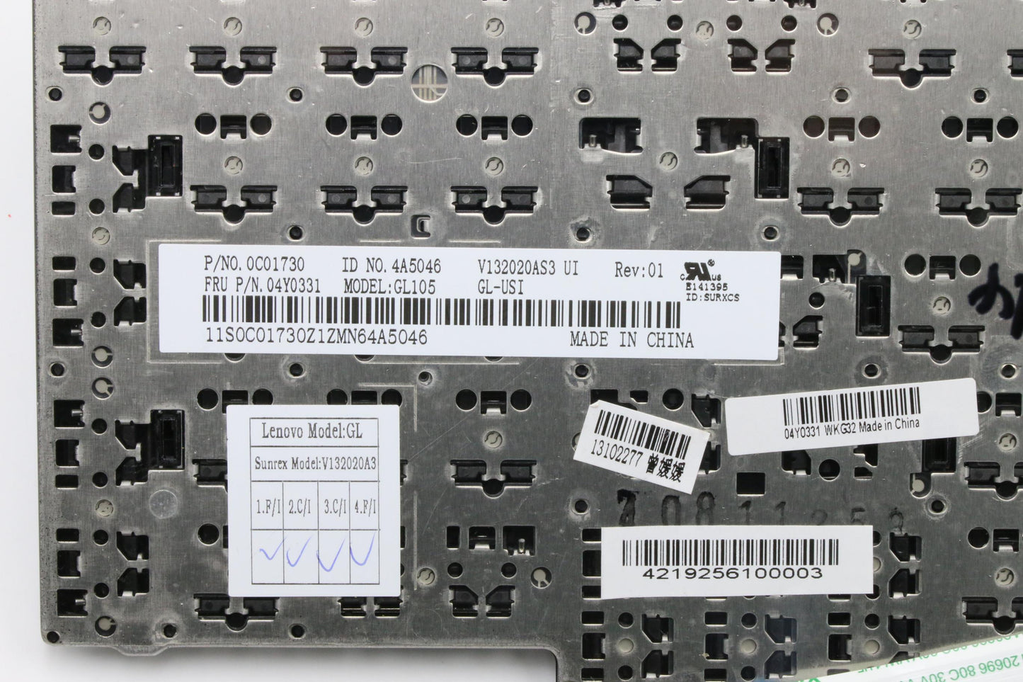 Lenovo Ki Keyboards Internal - 04Y0331