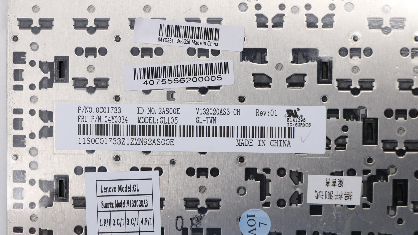 Lenovo Ki Keyboards Internal - 04Y0334
