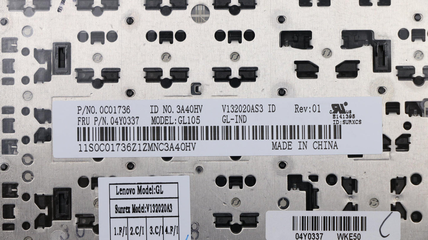 Lenovo Ki Keyboards Internal - 04Y0337