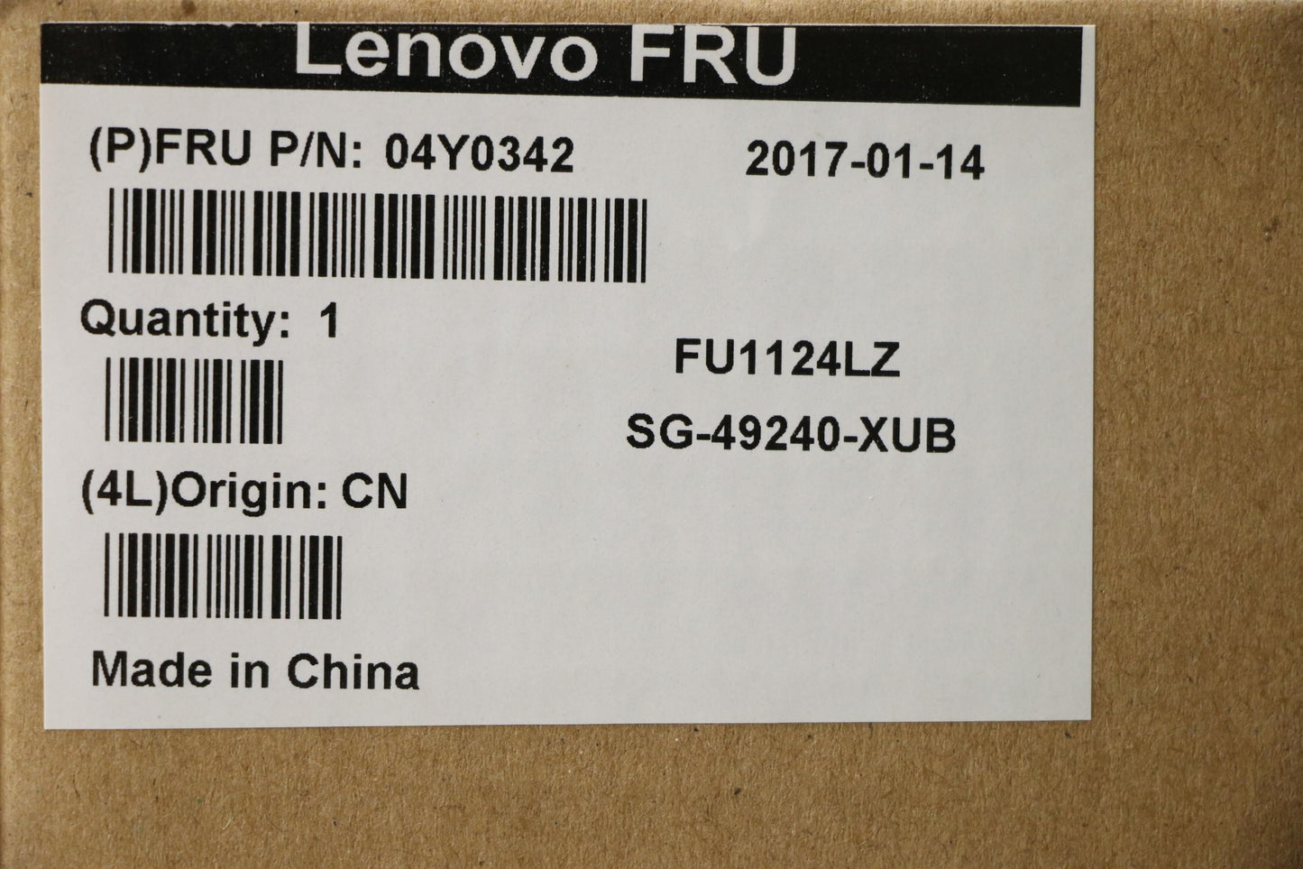 Lenovo Laptop Keyboard - 04Y0342
