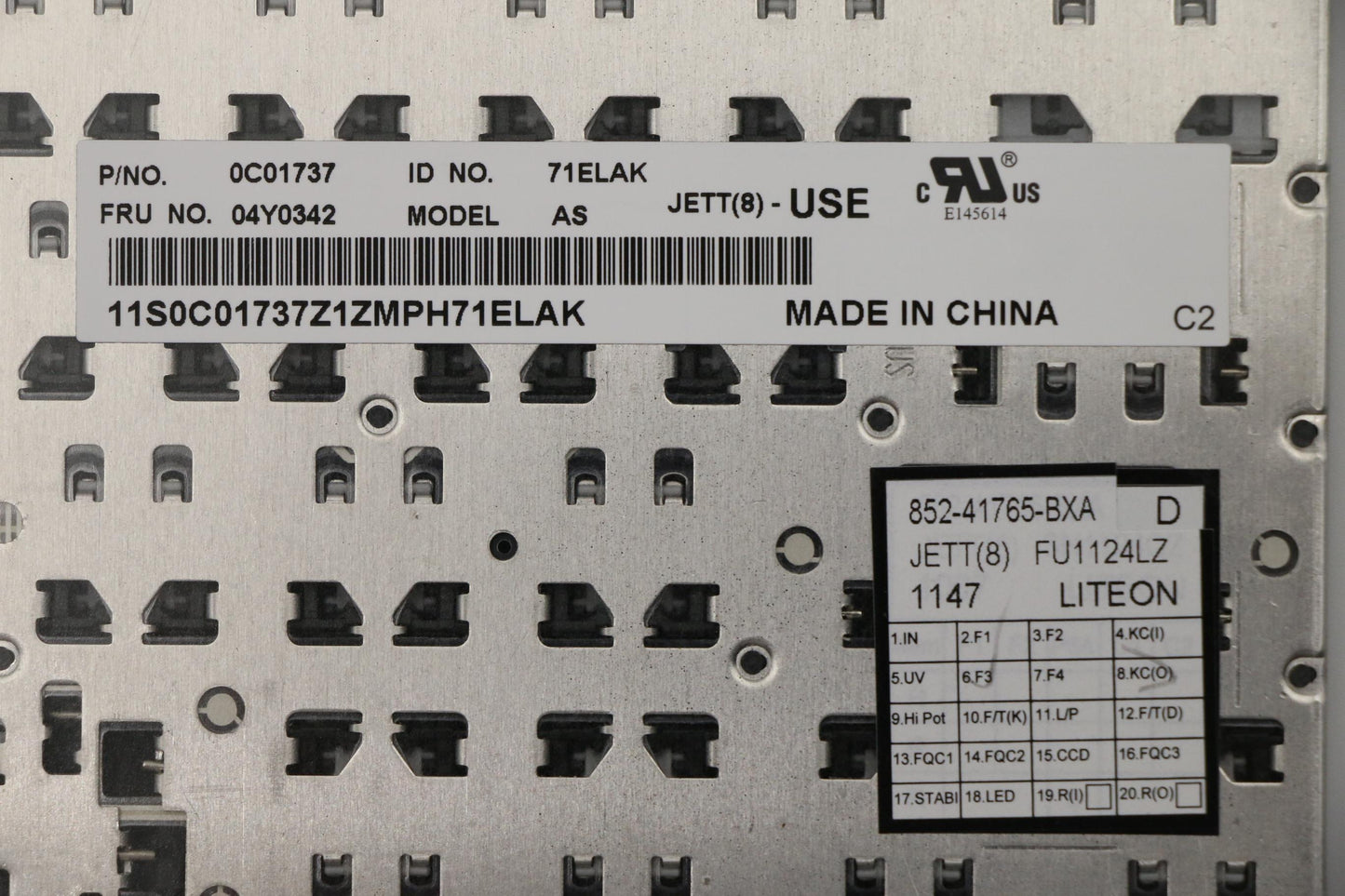Lenovo Laptop Keyboard - 04Y0342