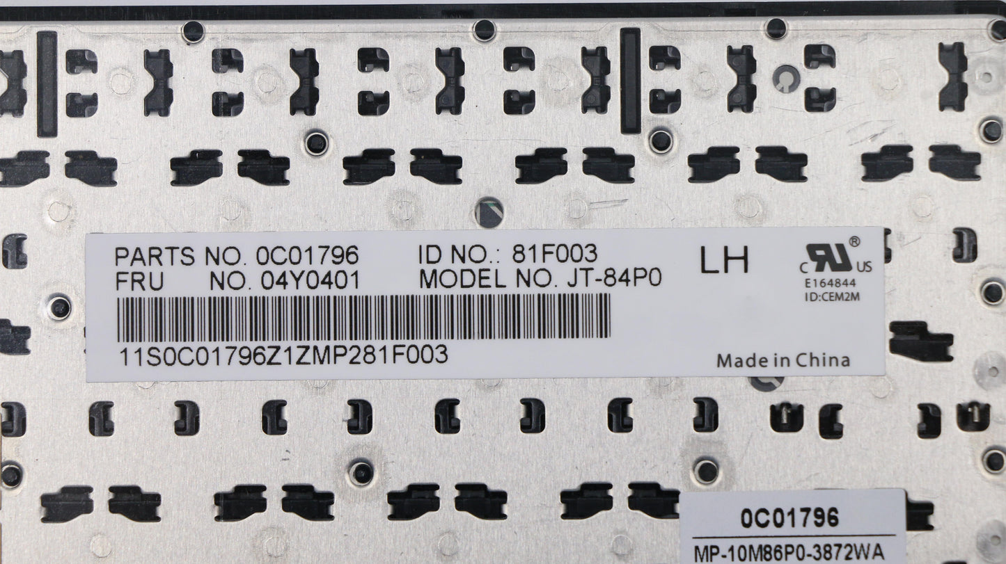 Lenovo Ki Keyboards Internal - 04Y0401